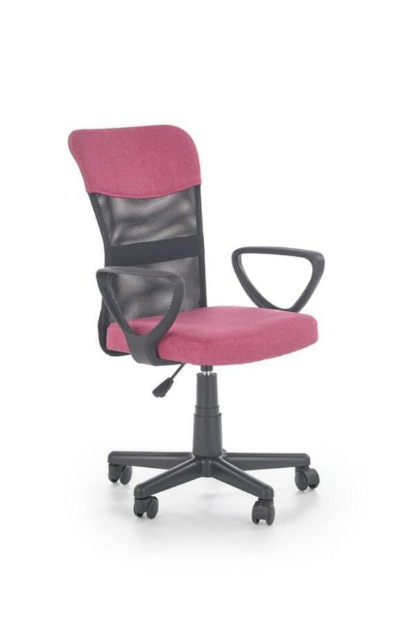 TIMMY gyerek forgószék, pink / fekete