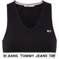 Tommy Jeans Pólók / Galléros Pólók TOP NEGRO MUJER   DW0DW13830 Fekete EU L