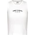 Tommy Jeans Rövid ujjú pólók CAMISETA BLANCA MUJER   DW0DW13822 Fehér EU L