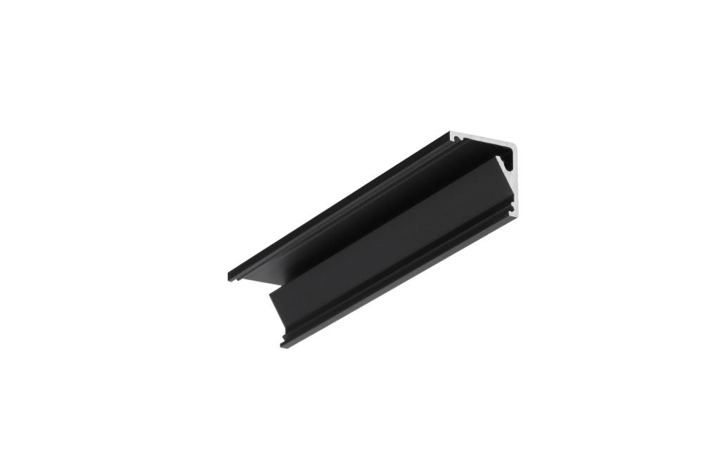 TOPMET LED profil CABI12 E 3000 mm fekete eloxált