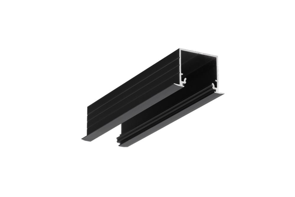 TOPMET LED profil LINEA-IN20 EF/U7 3000 mm fekete eloxált