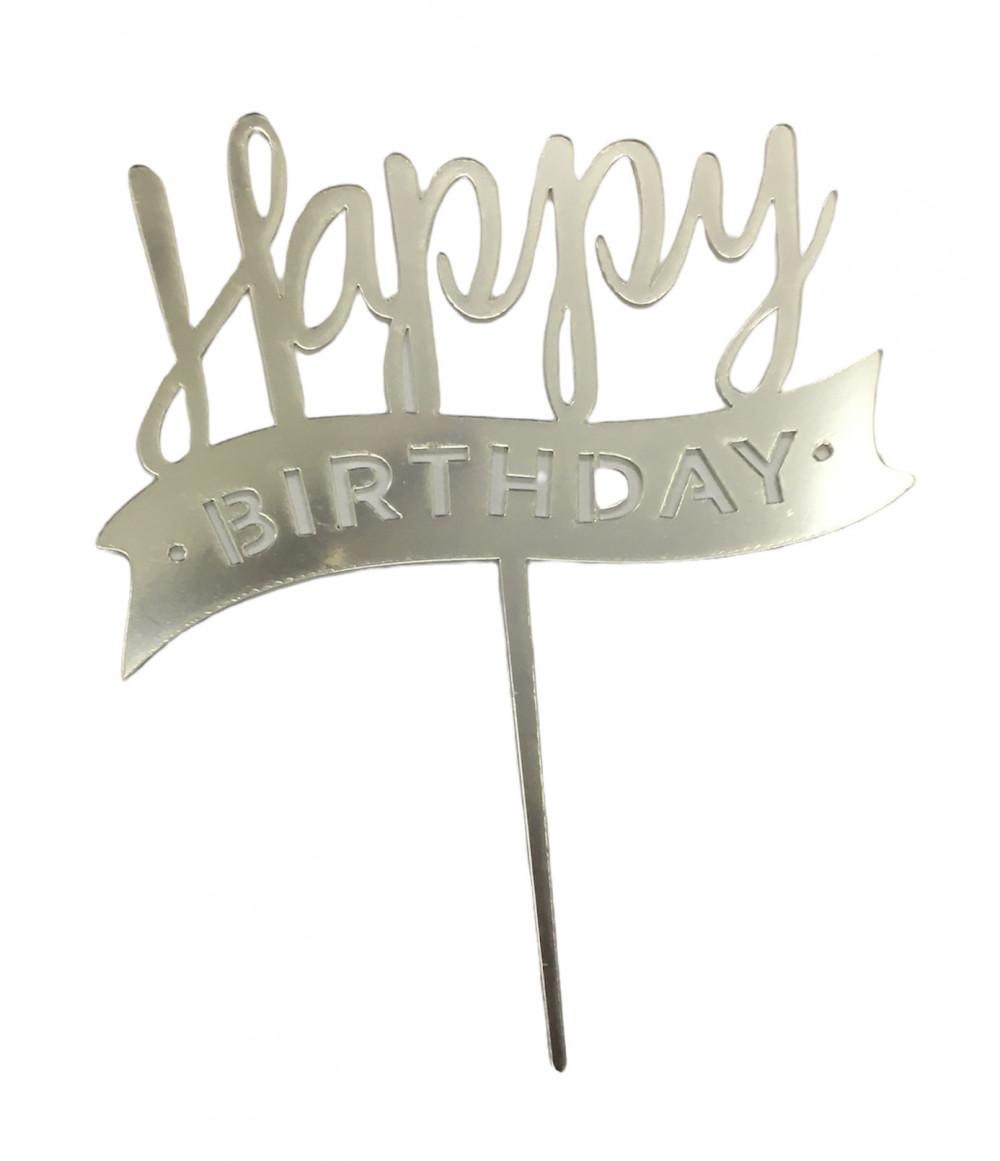 Torta beszúró " Happy Birthday" - 22.