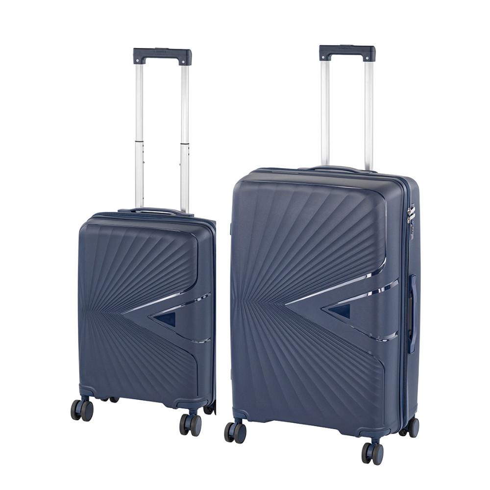 TraveLux Endure II gurulós bőrönd szett kék