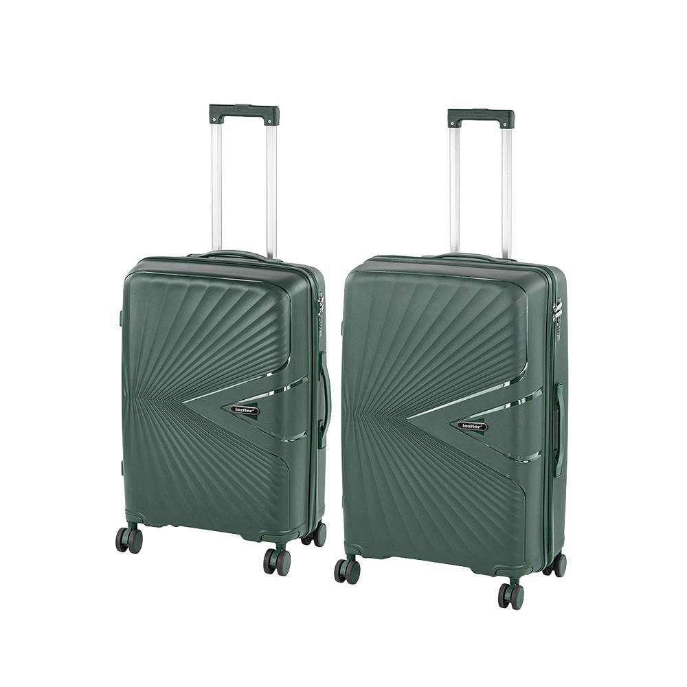 TraveLux Endure IV gurulós bőrönd szett sötétzöld