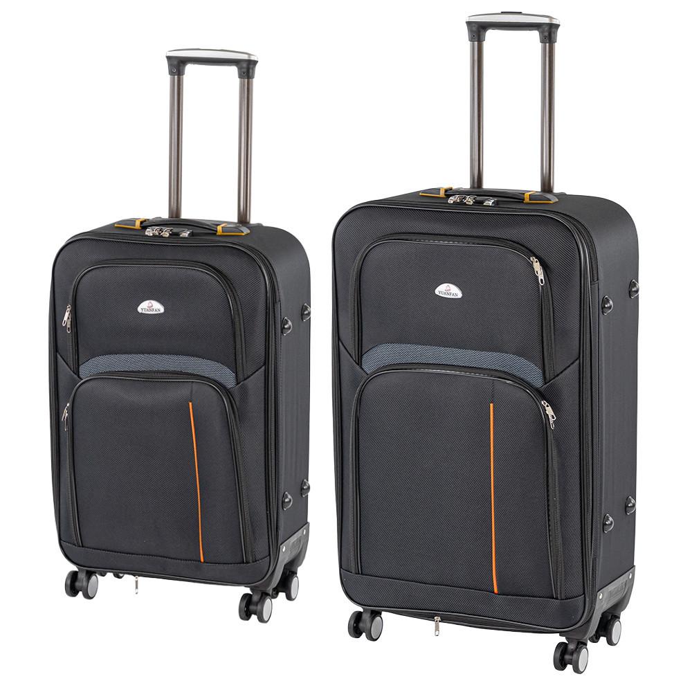 TraveLux Light IV gurulós bőrönd szett fekete