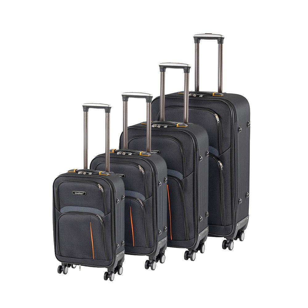 TraveLux Light XI gurulós bőrönd szett fekete