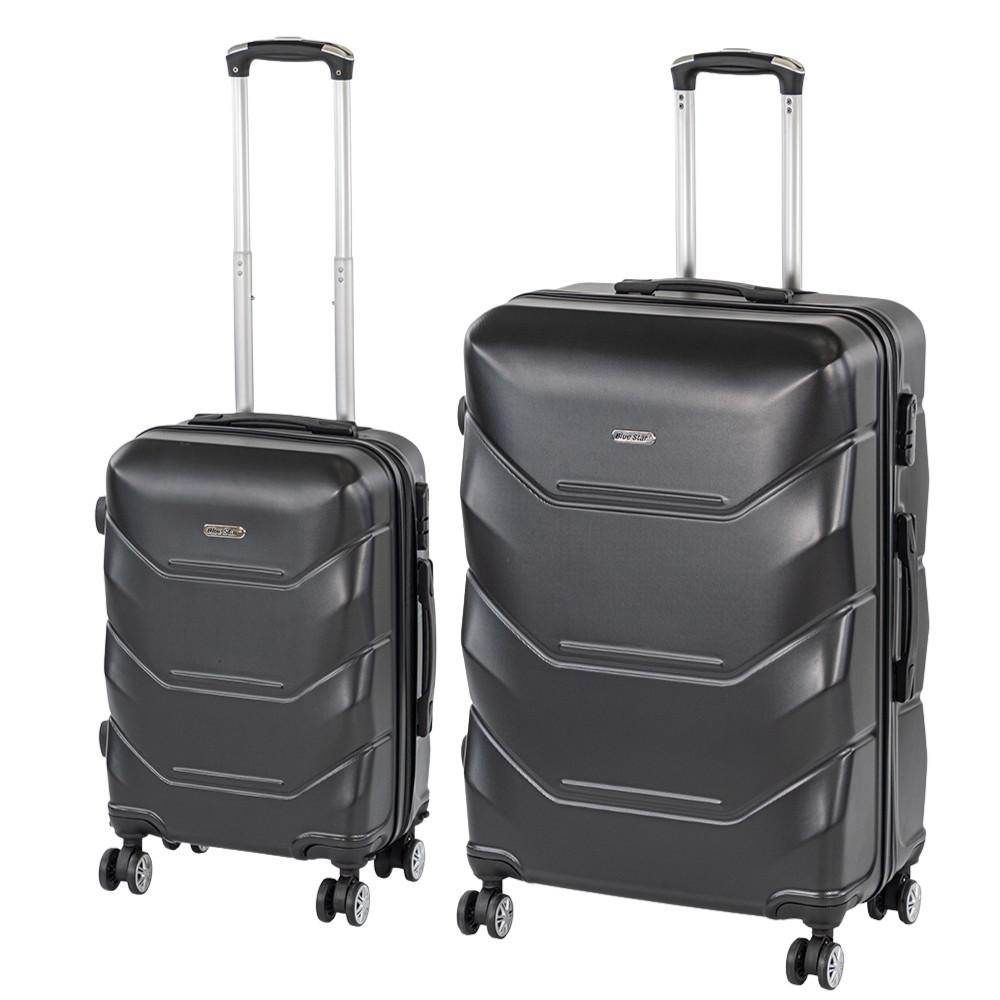 TraveLux Max VI gurulós bőrönd szett fekete
