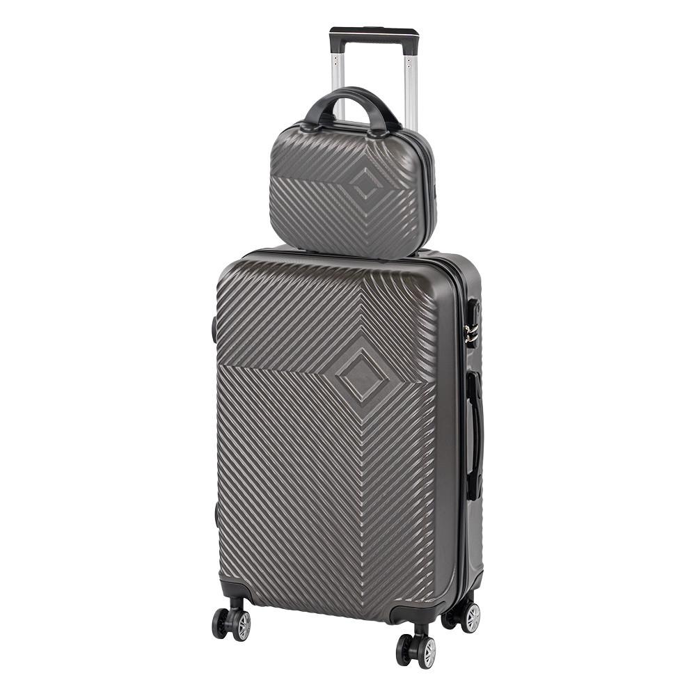 TraveLux Pro IV gurulós bőrönd szett szürke