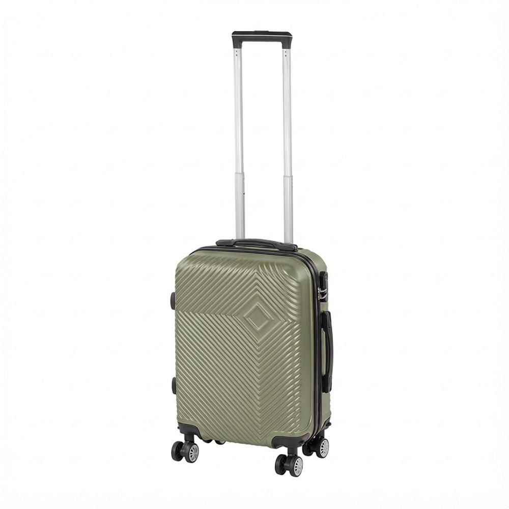 TraveLux Pro kézipoggyász keményfedeles levehető kerékkel 40x30x20 cm olajzöld