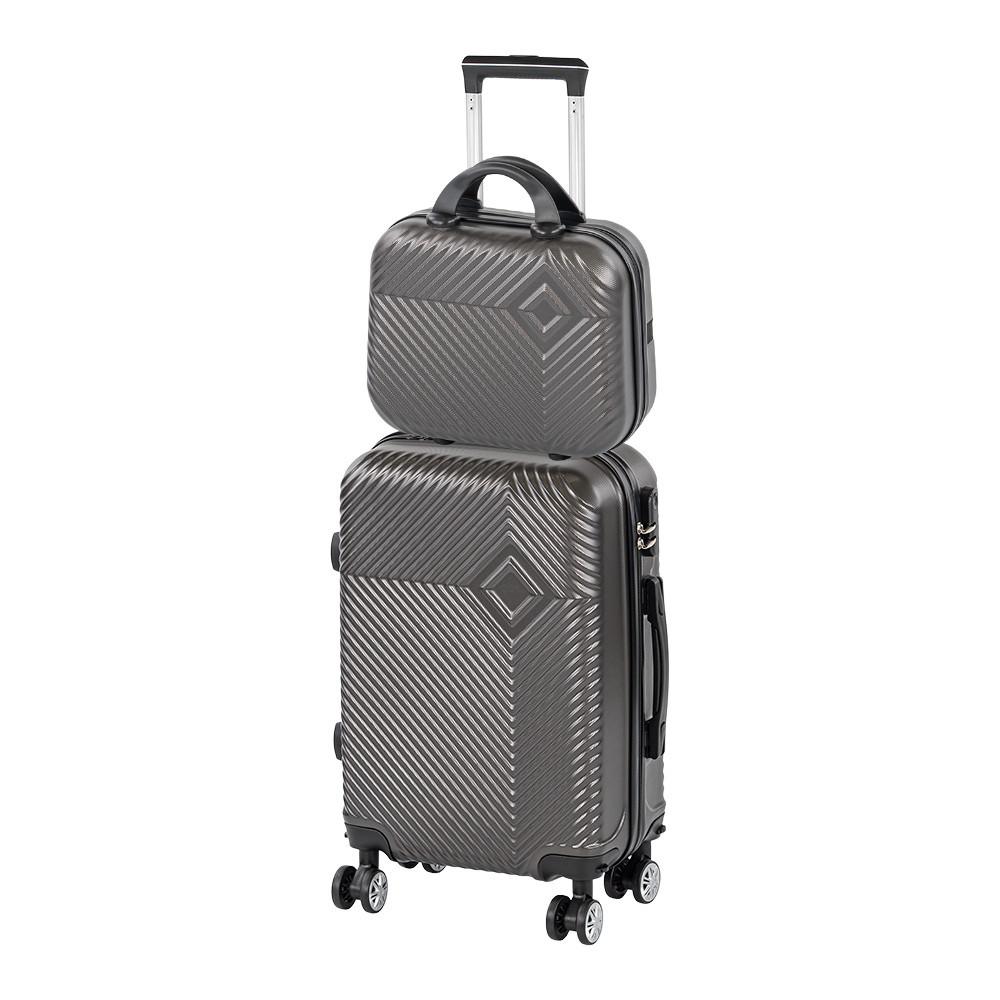 TraveLux Pro VI gurulós bőrönd szett szürke