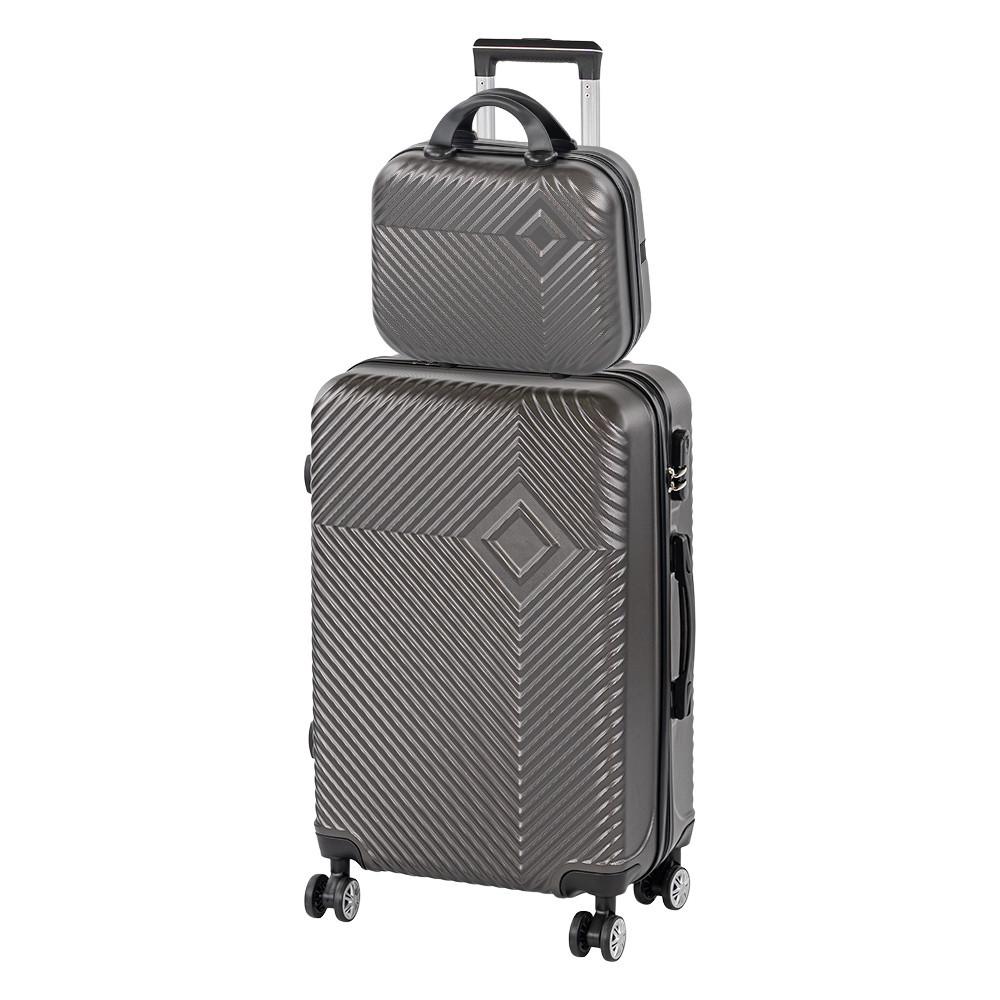 TraveLux Pro VII gurulós bőrönd szett szürke