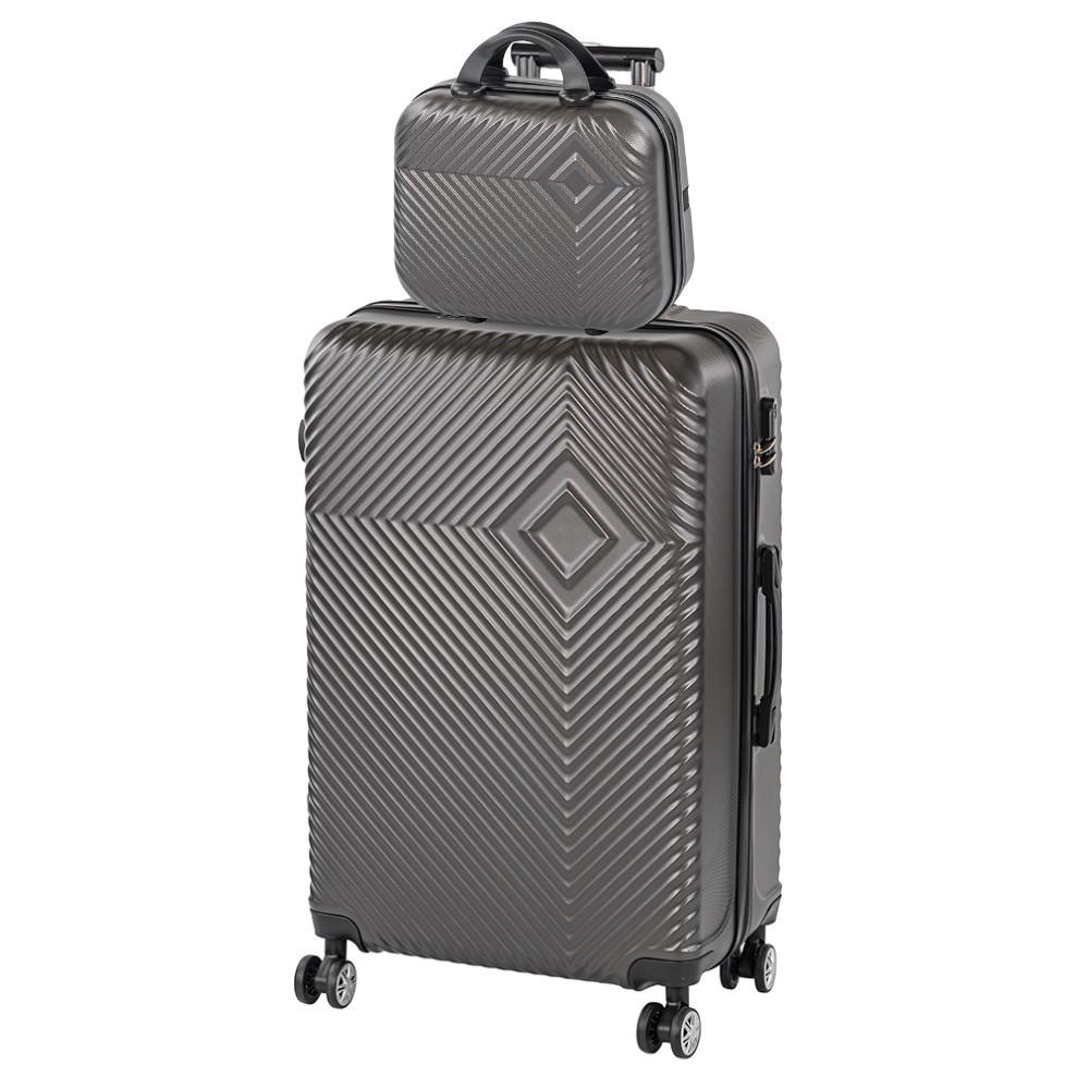 TraveLux Pro VIII gurulós bőrönd szett szürke