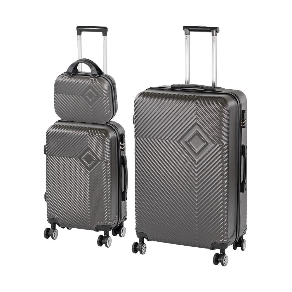 TraveLux Pro XVI gurulós bőrönd szett szürke
