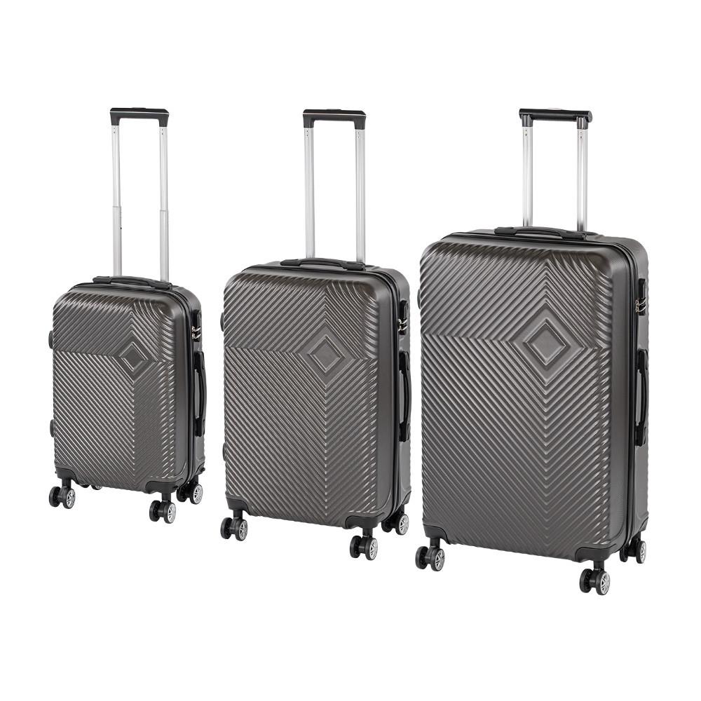 TraveLux Pro XXI gurulós bőrönd szett szürke