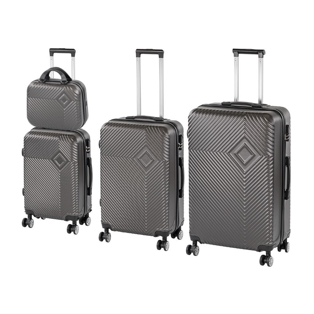 TraveLux Pro XXV gurulós bőrönd szett szürke