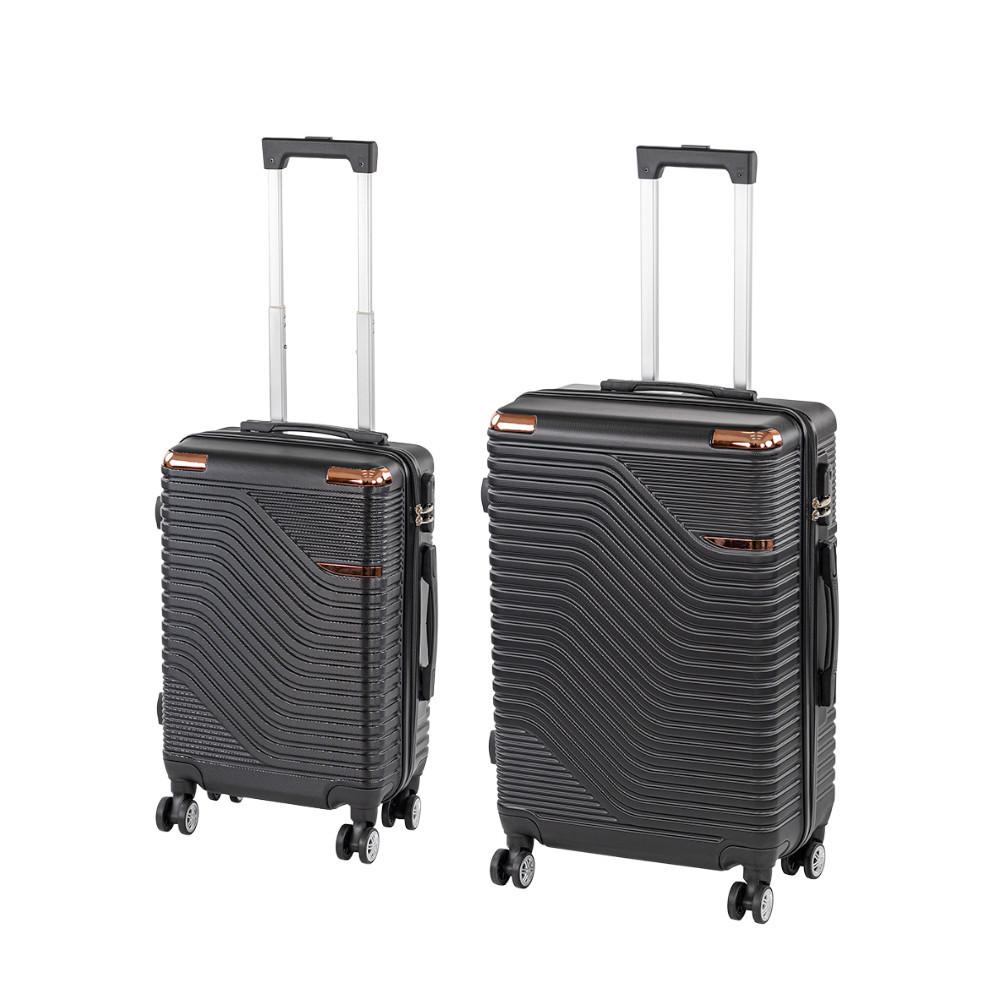 TraveLux Urban IX gurulós bőrönd szett fekete