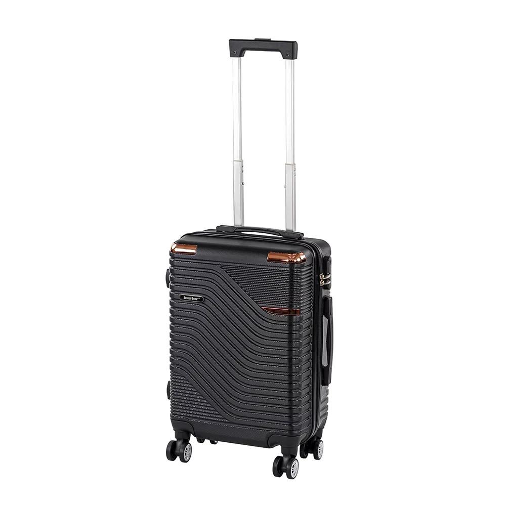TraveLux Urban kézipoggyász keményfedeles levehető kerékkel 40x30x20 cm fekete