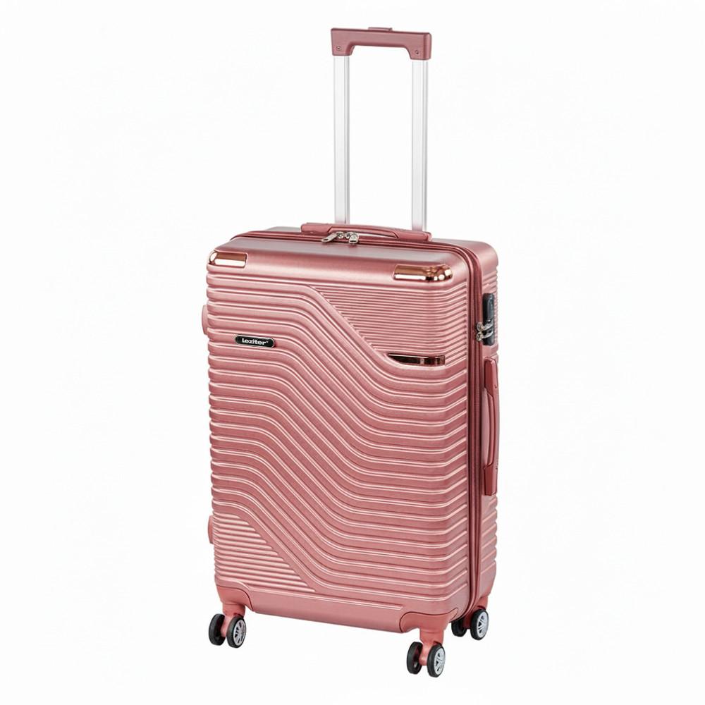 TraveLux Urban közepes bőrönd keményfedeles 68x45x25 cm rosegold