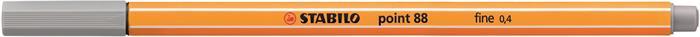 Tűfilc, 0,4 mm, STABILO "Point 88", közép jégszürke