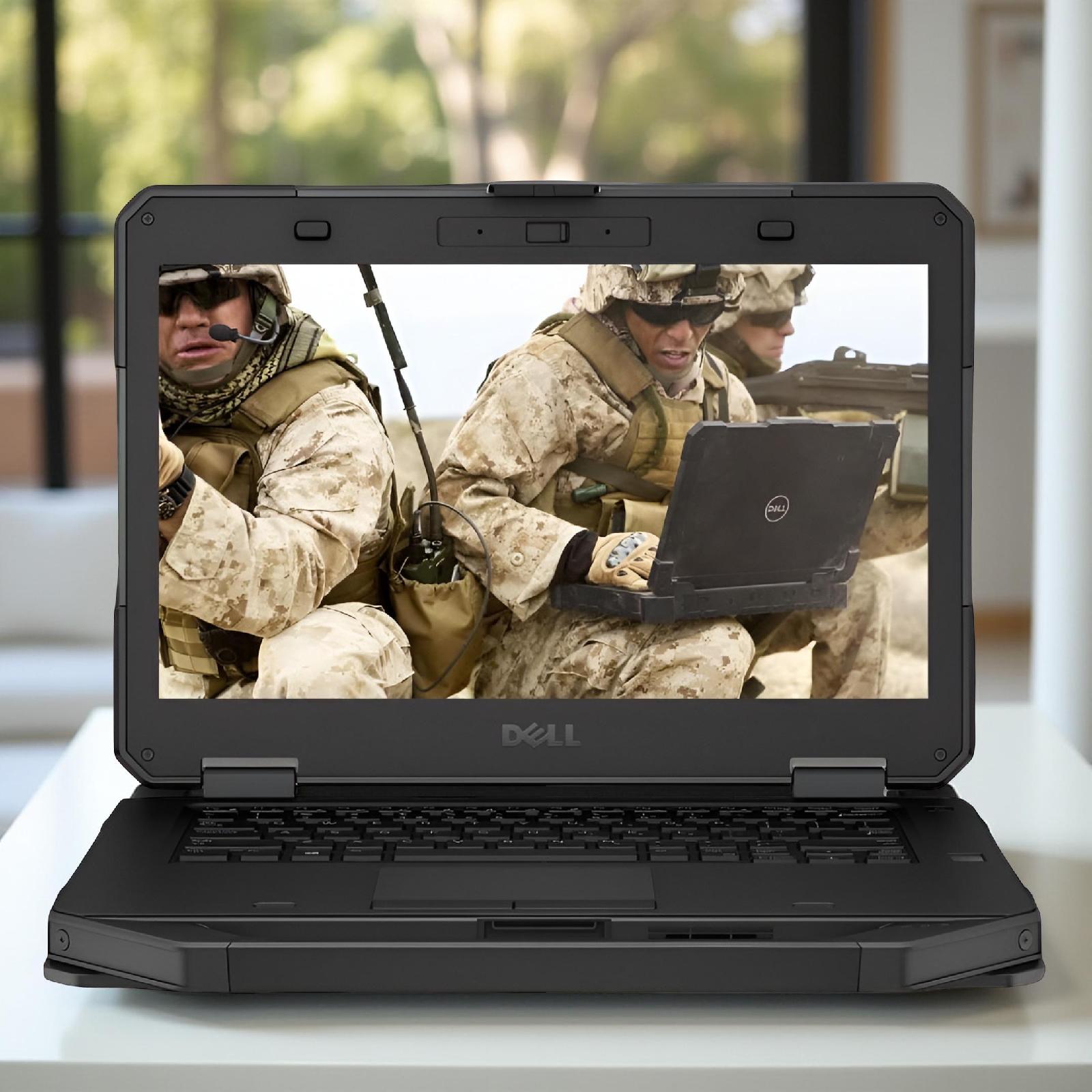 Új Aksi! Ütésálló Extrém DELL Latitude 5414 Rugged i5-6300U/8/512SSD/FHD Laptop