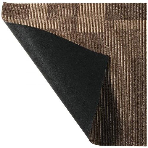 Újrafelhasználható Párnázott Szőnyegcsempe Vegyes Barna 610×610 mm