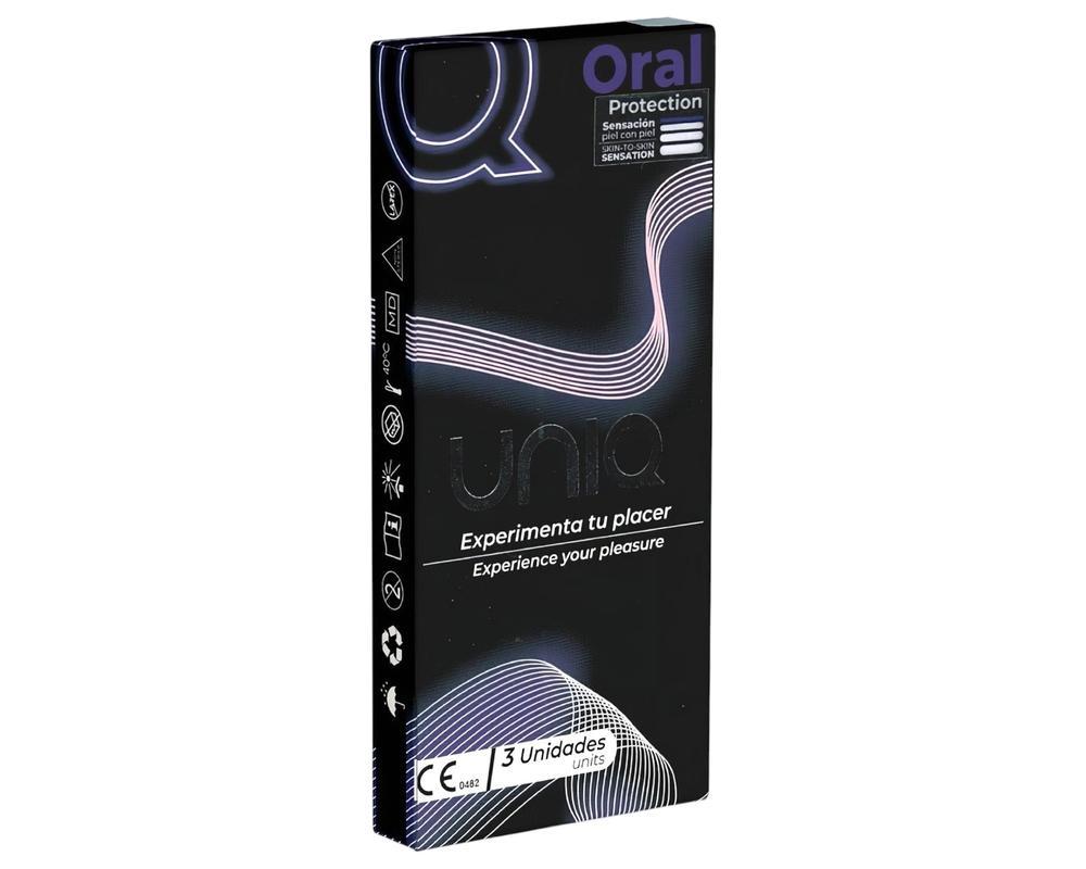 Uniq - latexmentes orál óvszer (3db)
