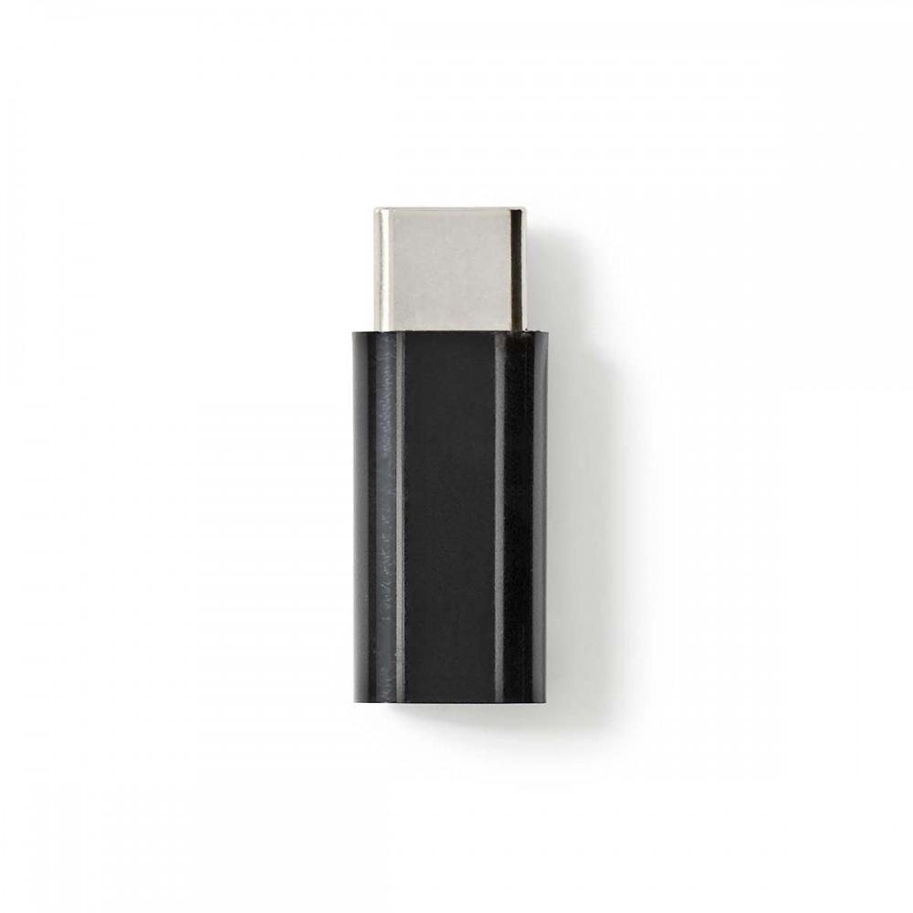 USB-C™ Adapter | USB 2.0 | USB-C™ Dugasz | USB Micro-B Aljzat | 480 Mbps | Aranyozott | Antracit | Doboz