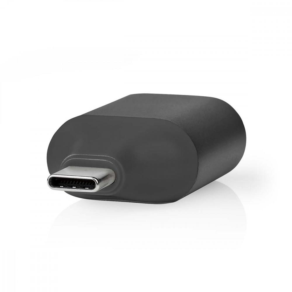 USB-C™ Adapter | USB 3.2 Gen 1 | USB-C™ Dugasz | VGA Aljzat | Full HD 1080p | Nikkelezett | Fekete / Szürke | Boríték