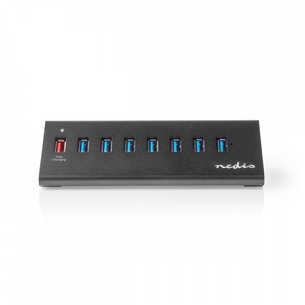 USB hub | USB Micro-B Aljzat | USB-A Aljzat | 8-Port port(s) | QC3.0 / USB 3.2 Gen 1 | Hálózati Áramellátás / USB-áramellátású | 5 Gbps | 8x USB
