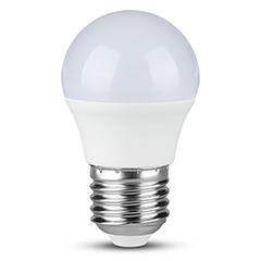 V-TAC E27 LED lámpa (6.5W/180°) Kisgömb - természetes fehér