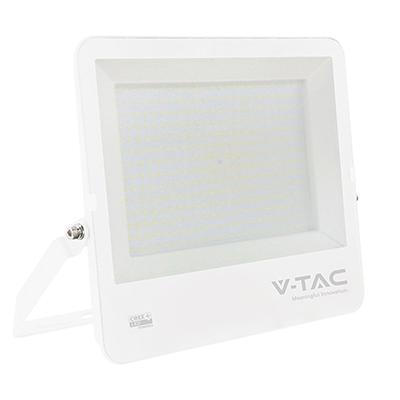 V-TAC LED reflektor CREE LED, fehér ház (300W/34440lm) - természetes fehér, 1 m vezetékkel