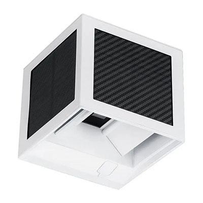 V-TAC Napelemes oldalfali LED lámpa, PIR mozgásérzékelővel, USB-C (fehér), állítható színhőmérséklet