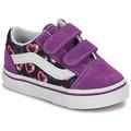 Vans Rövid szárú edzőcipők Old Skool V Neon Hearts PURPLE/MULTI Lila 21
