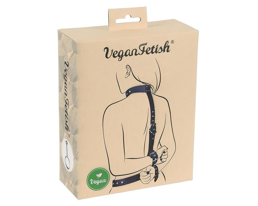 Vegan Fetish - kezeket hátra kötöző szett (fekete)