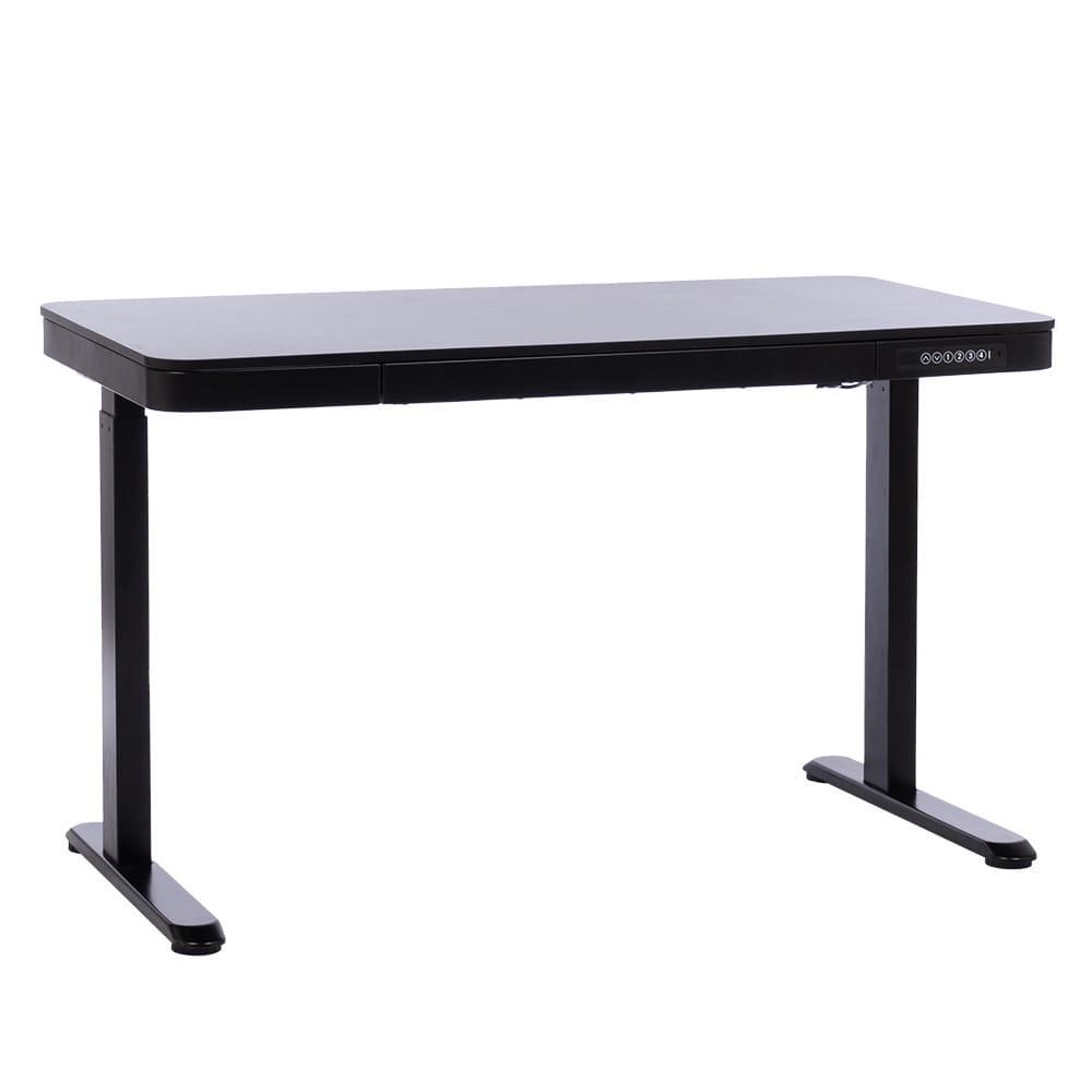 VELSEN íróasztal elektromos magasságállítással, vezérlőpanellel 120x60 cm fekete