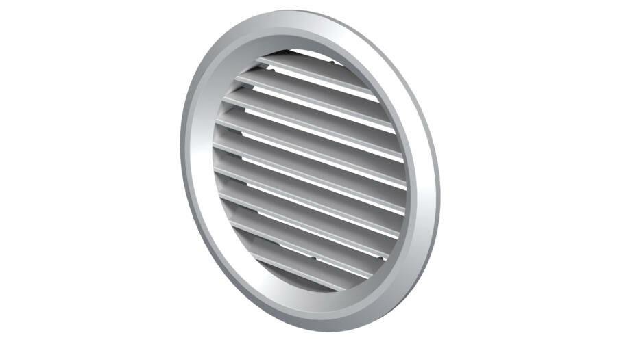 Vents MV 150 bV Kerek Szellőzőrács Rovarvédő Háló Nélkül Fehér