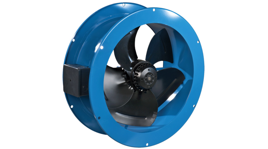 Vents VKF 2E 200 1 Fázisú Peremes Axiál Ventilátor Műanyag Borítású Acélházban