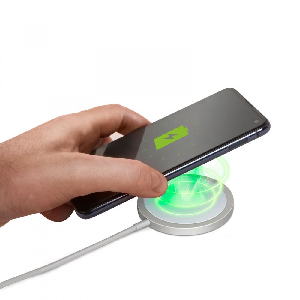 Vezeték nélküli töltőpad - Type-C - ezüst 55164A
