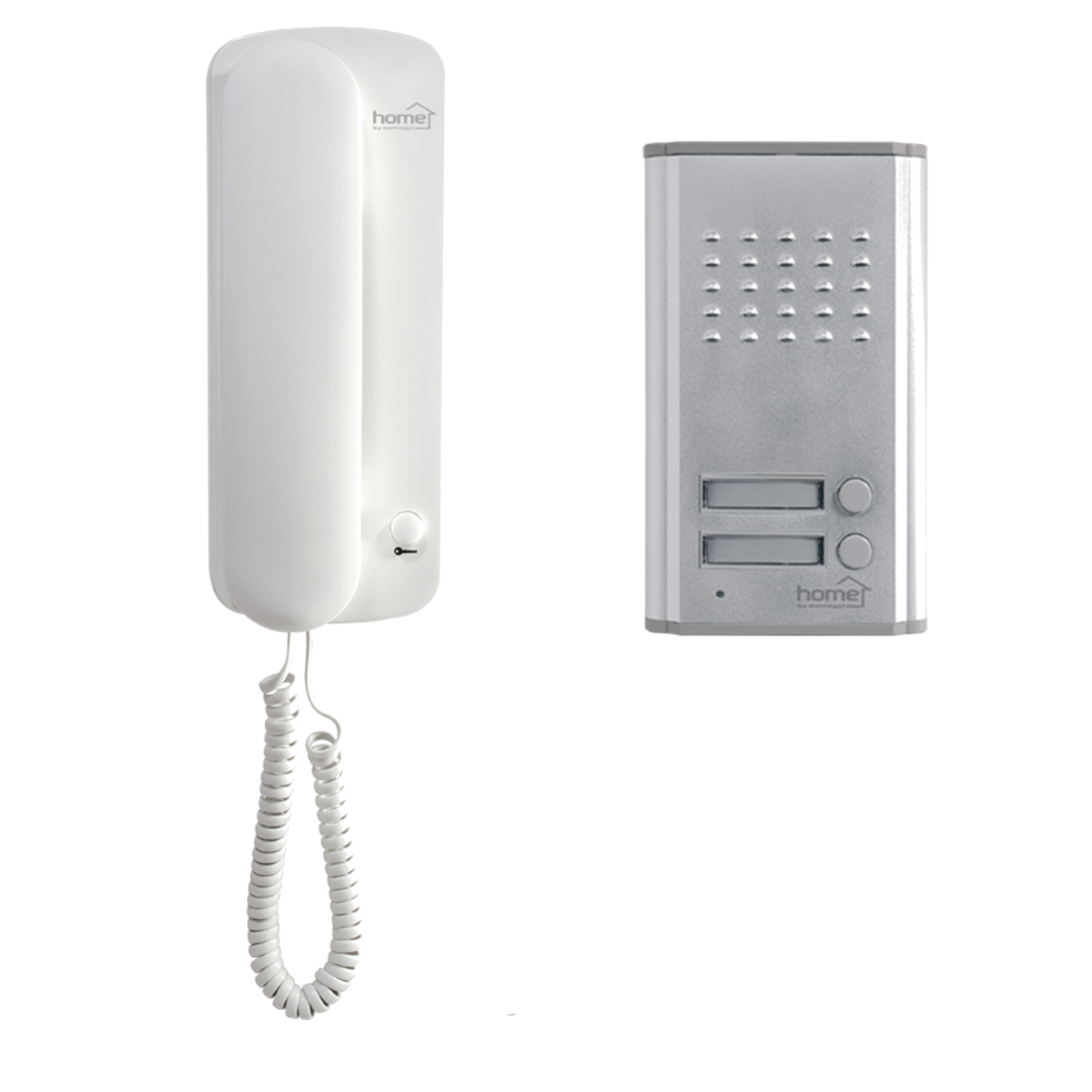 VEZETÉKES KAPUTELEFON FÉM KÜLSŐ HÁZ