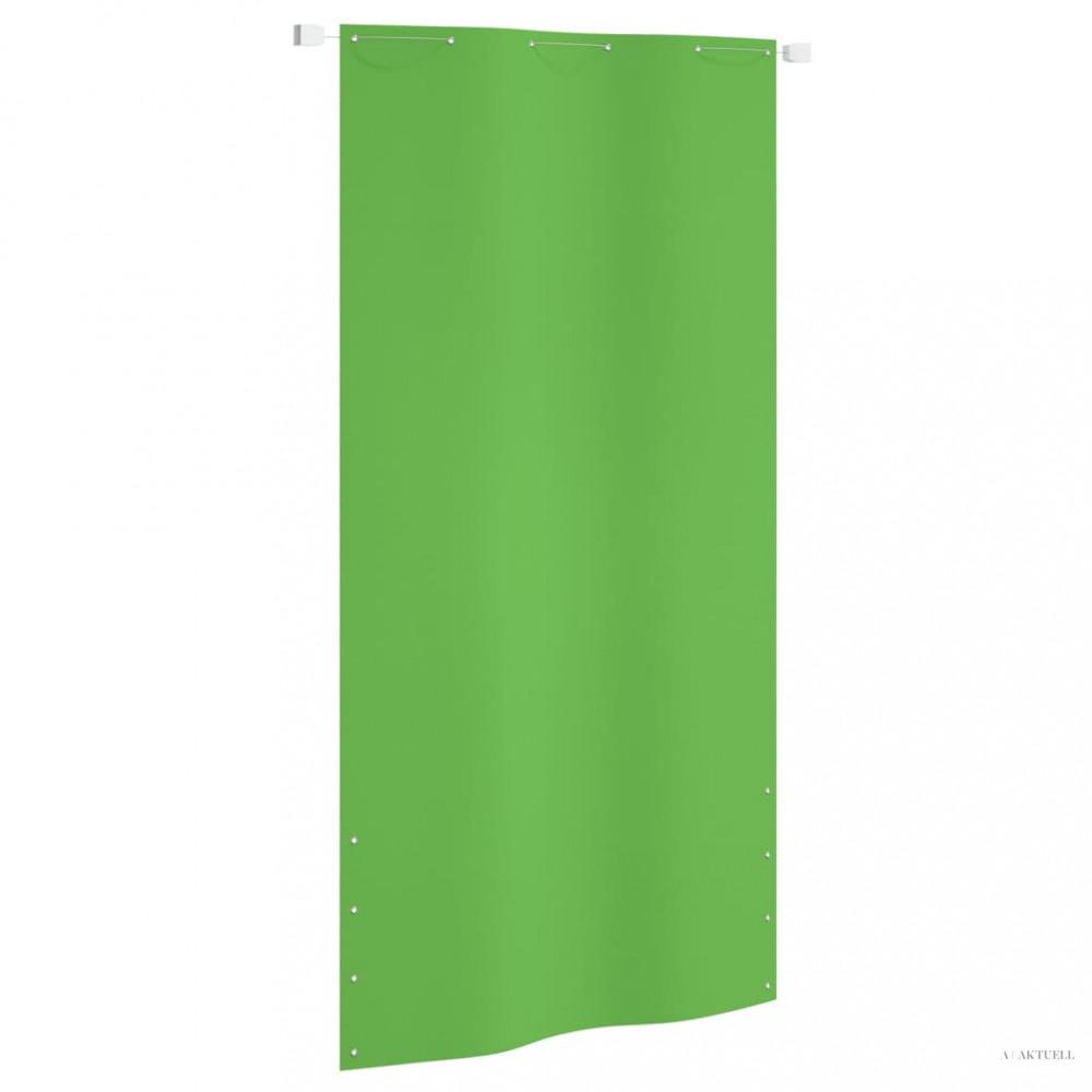 Világoszöld oxford-szövet erkélyparaván 120 x 240 cm