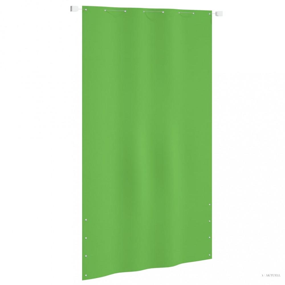 Világoszöld oxford-szövet erkélyparaván 140 x 240 cm