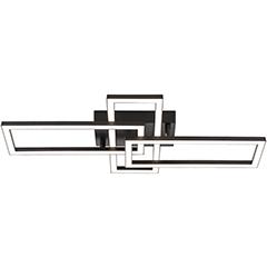 Vivalux Mennyezeti designer LED lámpa (24W/1200Lumen) fekete, természetes fehér