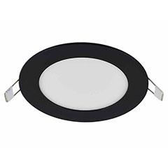 Vivalux Süllyeszthető LED panel (120 mm - kör) 6W - természetes fehér, fekete
