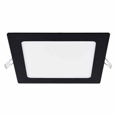Vivalux Süllyeszthető LED panel (168 mm - négyzet) 12W - természetes fehér, fekete