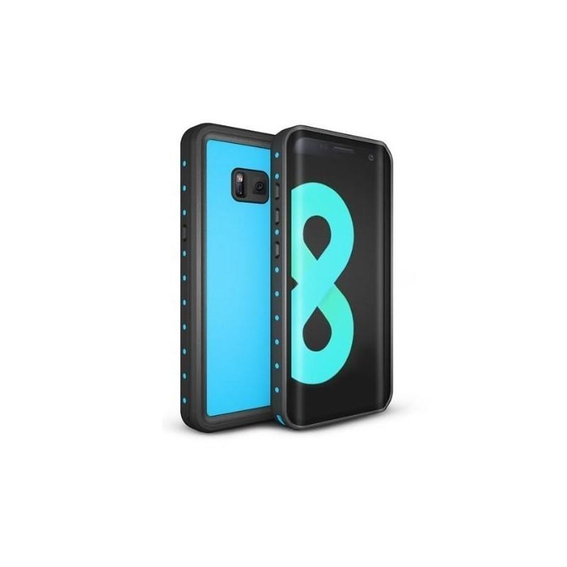 Vízálló és ütésálló tok Galaxy S8 S8+ S9 telefonokhoz - Vízálló és ütésálló tok Galaxy S8 Kék