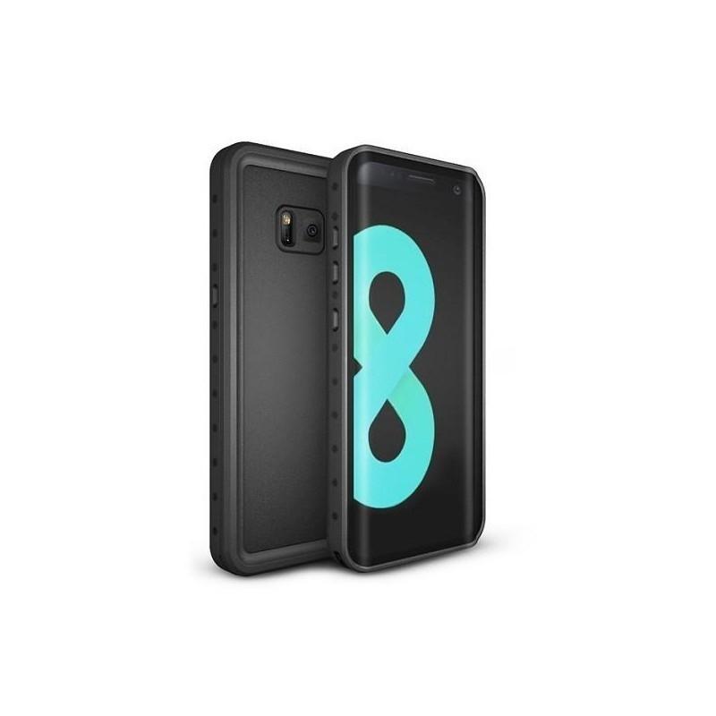 Vízálló és ütésálló tok Galaxy S8 S8+ S9 telefonokhoz - Vízálló és ütésálló tok Galaxy S9 + Fekete