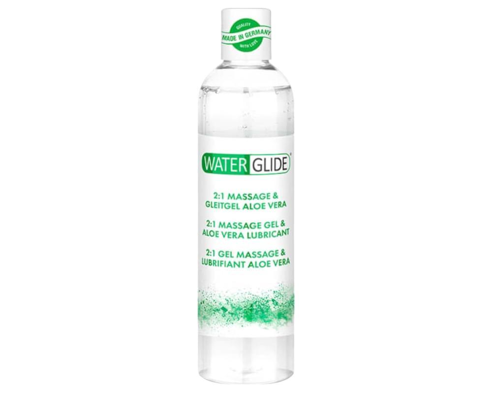 Waterglide 2in1 - aloe verás síkosító és masszázsgél (300 ml)