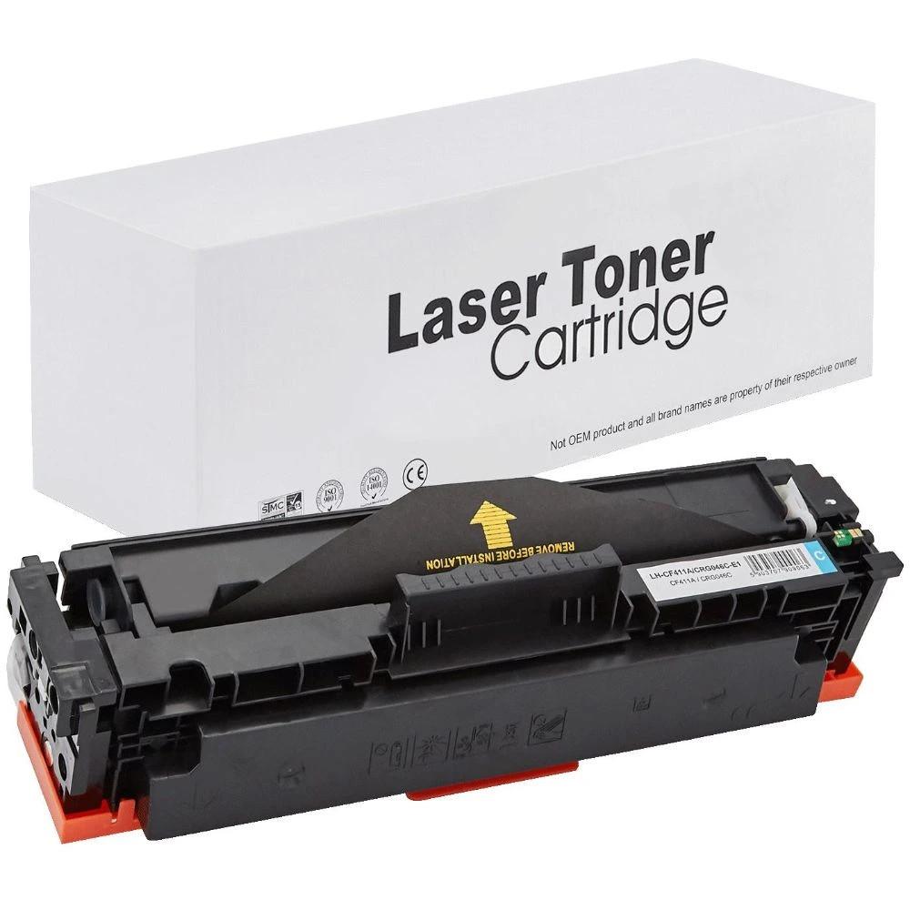 WB HP CF411A No.410A CRG046 Cyan Utángyártott Toner 2.300 oldal kapacitás