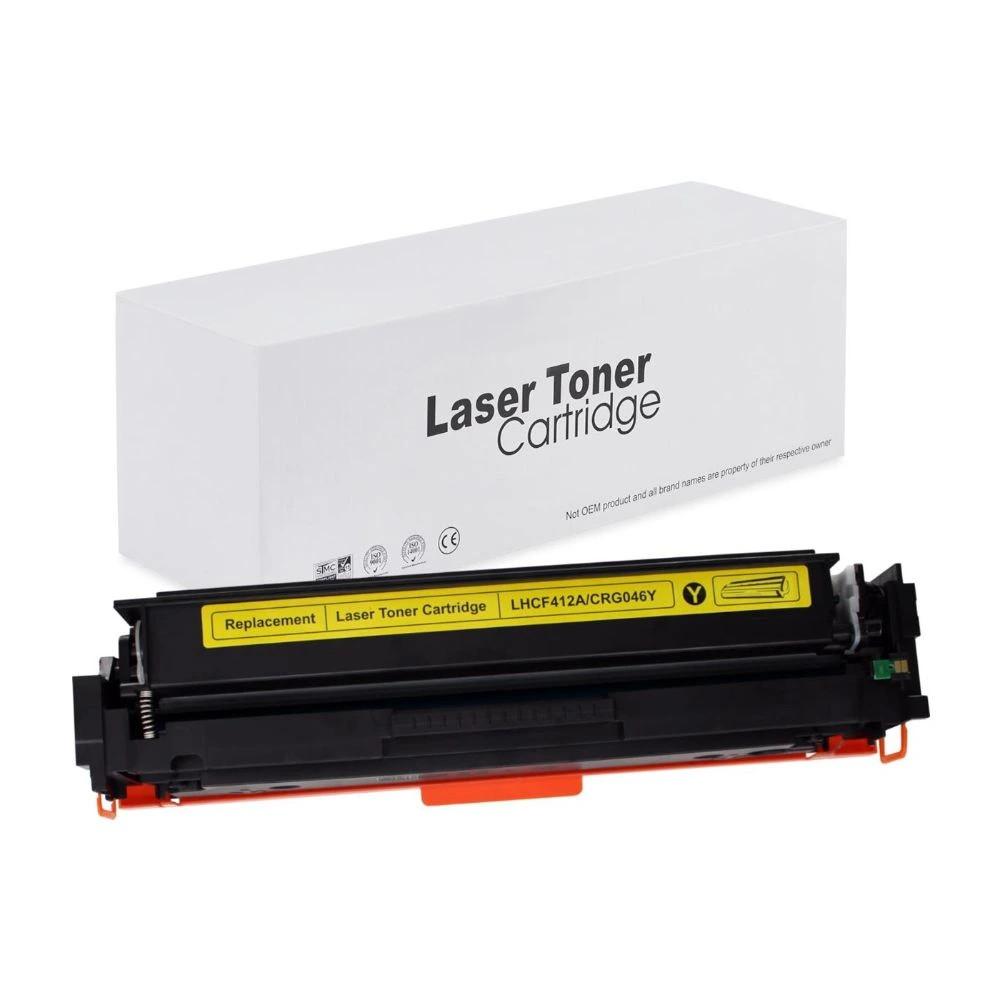 WB HP CF412A No.410A CRG046 Yellow Utángyártott Toner 2.300 oldal kapacitás