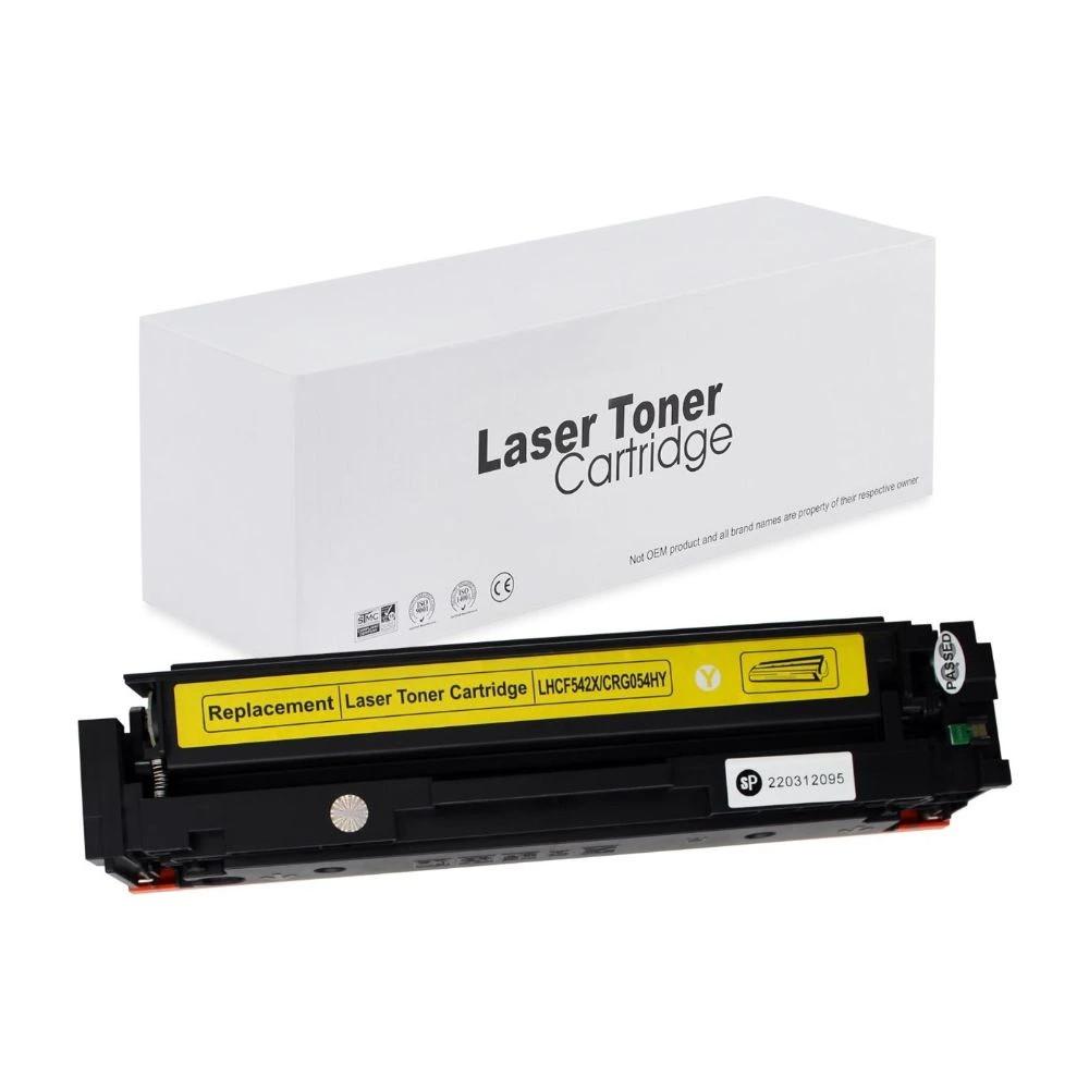 WB HP CF542X No.203X CRG054H Yellow Utángyártott Toner 2.500 oldal kapacitás